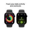 ap113 Series 11 Watch GPS 46mm Jet Black Aluminium Case with Black Sport Band - M/L