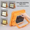 bsl7 Best USB & Solar Rechargeable LED Flood Light - 288 LED's Solar Light IP66 Waterproof Outdoor Light for Garden, Camping, Garage, and Emergency Use Solar Power Outdoor Working Light