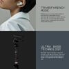 cmf7 CMF BY NOTHING Buds Pro TWS Earbuds, 45 dB Hybrid ANC, 10 mm Drivers, Ultra Bass, 39 Hrs Playtime, IP54, Bluetooth 5.3, Fast Charging, Clear Calls with 6 Mics, Low Latency Mode for Gaming (Orange)