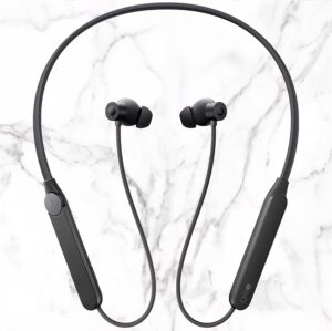 CMF Wireless Bluetooth Neckband Pro, in Three Vibrant Colours - Dark Grey/Black Colour, White & Orange, with Deep Bass, Spatial Sound, ANC,Smart Dial & Fast Charging (Black/Dark Grey)