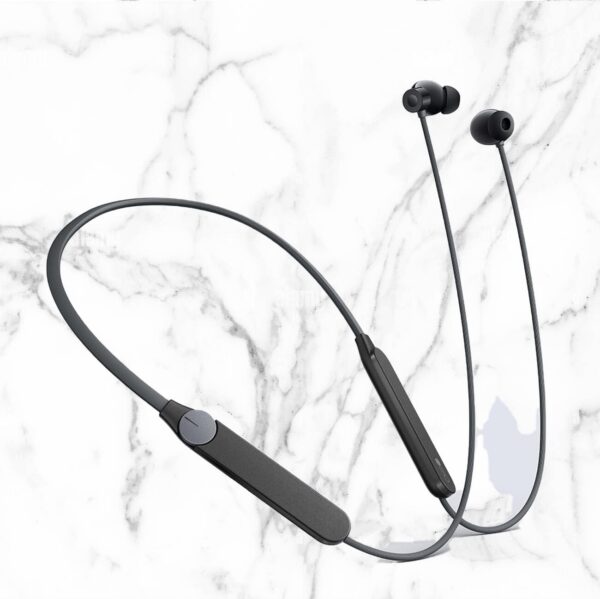 cmfnb3 CMF Wireless Bluetooth Neckband Pro, in Three Vibrant Colours - Dark Grey/Black Colour, White & Orange, with Deep Bass, Spatial Sound, ANC,Smart Dial & Fast Charging (Black/Dark Grey)