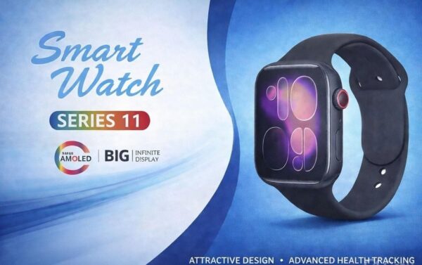 kas11-5 Kasenix Series 11 Smart Watch with AMOLED Display – Bluetooth Calling Fitness Tracker, Heart Rate Monitor, Sports Smartwatch for Men & Women