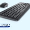 km322w-6 Dell KM3322W Wireless USB Keyboard and Mouse Combo, Anti-Fade & Spill-Resistant Keys, up to 36 Month Battery Life, 3Y Advance Exchange Warranty - Black