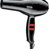 Nova NHP 8106 Compact 1400 Watts Hair Dryer for Women (Black)