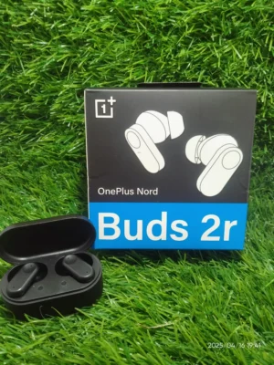 OnePlus Nord Buds 2r True Wireless in Ear Earbuds with Mic, 12.4mm Drivers, Playback:Upto 38hr case,4-Mic Design, IP55 Rating [ Black ]