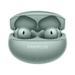 op4g1 OnePlus Buds 4 TWS Earbuds with Upto 55dB Real-time ANC, Adaptive Mode, Dual Drivers and DACs, 3D Audio, Upto 45hrs Music Playback, Dual-Device connectivity, 47ms Low Latency, Zen Green