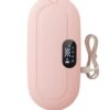 pc1 Rechargeable Period Cramp Relief Belt for Women Menstrual Heating & Massage Belt with Adjustable Heat Therapy & Vibration Massage Portable Electric Waist Belt for Menstrual Pain Relief, Relaxation & Comfort