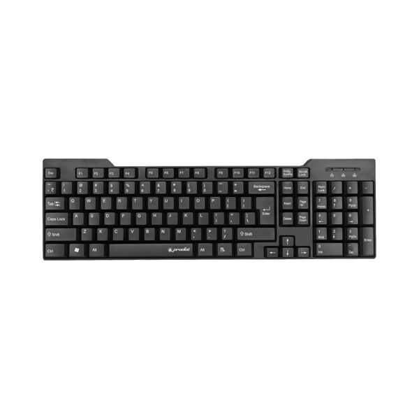 pdk1 ProDot ProSeries 247s USB Wired Keyboard I Plug & Play Technology I 104 Keys I 10M Key Life I 1.2m Cable I Rupee Key I Spill Resistant Design I Compatible with Windows, iOS, Linux I 1 Year Warranty