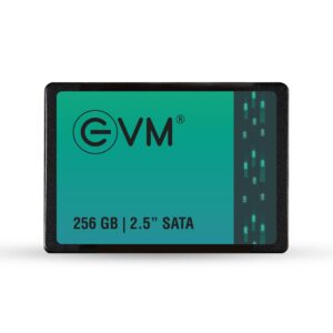 ssd256-1 EVM 256GB 2.5 Inch SATA III Internal SSD | Up to 550MB/s Read 500MB/s Write | Laptop Desktop Upgrade Storage | 5 Year Warranty (EVM25/256GB)