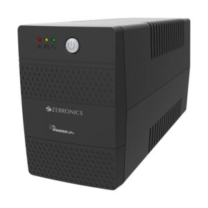 u735-1 ZEBRONICS U735 600VA/360W Microcontroller Based UPS for Office Computers | Home PC with Auto Restart, Generator Compatible, Boost & Buck AVR, Built-in Protection, (Not for Routers)
