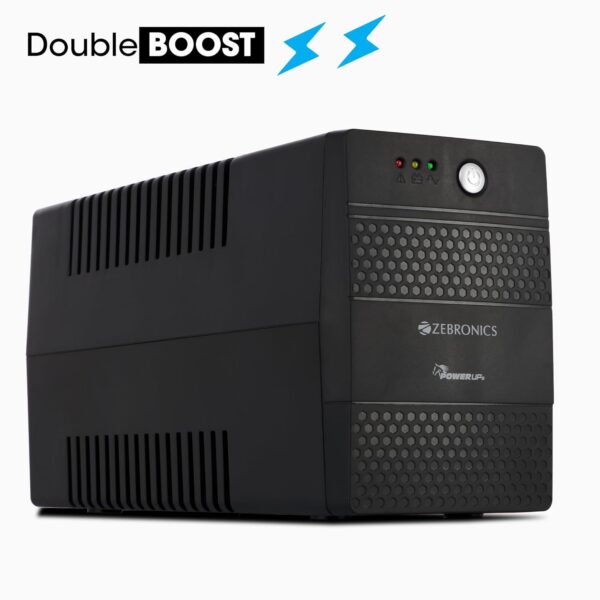 ZEBRONICS U735 600VA/360W Microcontroller Based UPS for Office Computers | Home PC with Auto Restart, Generator Compatible, Boost & Buck AVR, Built-in Protection, (Not for Routers)