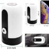 wd2 Automatic Water Dispenser Pump for Bottle USB Rechargeable Water Pump One Touch Electric Water Dispenser for 20L Bottle Portable Drinking Water Pump with Fast Flow Easy Installation for Home Office