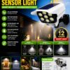 wlsolar2 Wireless Solar LED Outdoor Light – Motion Sensor, Weatherproof Security Lamp