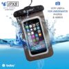 wpp2 BOBO Universal Waterproof Pouch (Big Size) Cellphone Dry Bag Case for Smartphone – Grey (Pack of 1)