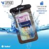 wpp3 BOBO Universal Waterproof Pouch (Big Size) Cellphone Dry Bag Case for Smartphone – Grey (Pack of 1)
