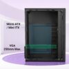 Zebronics Force, Computer Chassis, Micro ATX/Mini ITX, USB x 2, Front Audio, Perforated Side Panel, Top-Mounted PSU