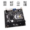zh616 ZEBRONICS H61-NVMe Micro-ATX Motherboard for LGA 1155 Socket, Supports Intel 2nd & 3rd Generation Processors, M.2 Slot, 5.1 Audio, DDR3 1600 MHz, Ports (RJ45 | SATA | USB | HDMI)