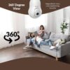Version 1.0.0 CP PLUS 3 MP Resolution Smart Wi-fi Bulb Security Camera | 360° View | 2 Way Talk | Motion Tracking & Detection Alert | Built-in Siren | Advanced Night Vision | IR Distance 15 Mtr. | CP-T31A