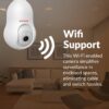 Version 1.0.0 CP PLUS 3 MP Resolution Smart Wi-fi Bulb Security Camera | 360° View | 2 Way Talk | Motion Tracking & Detection Alert | Built-in Siren | Advanced Night Vision | IR Distance 15 Mtr. | CP-T31A